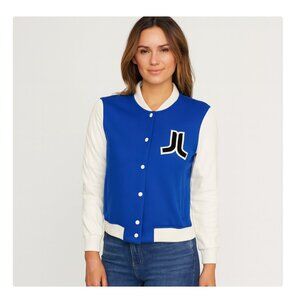 WeSC Virginia Jacket Womens Small Fleece Varsity Bomber Letterman